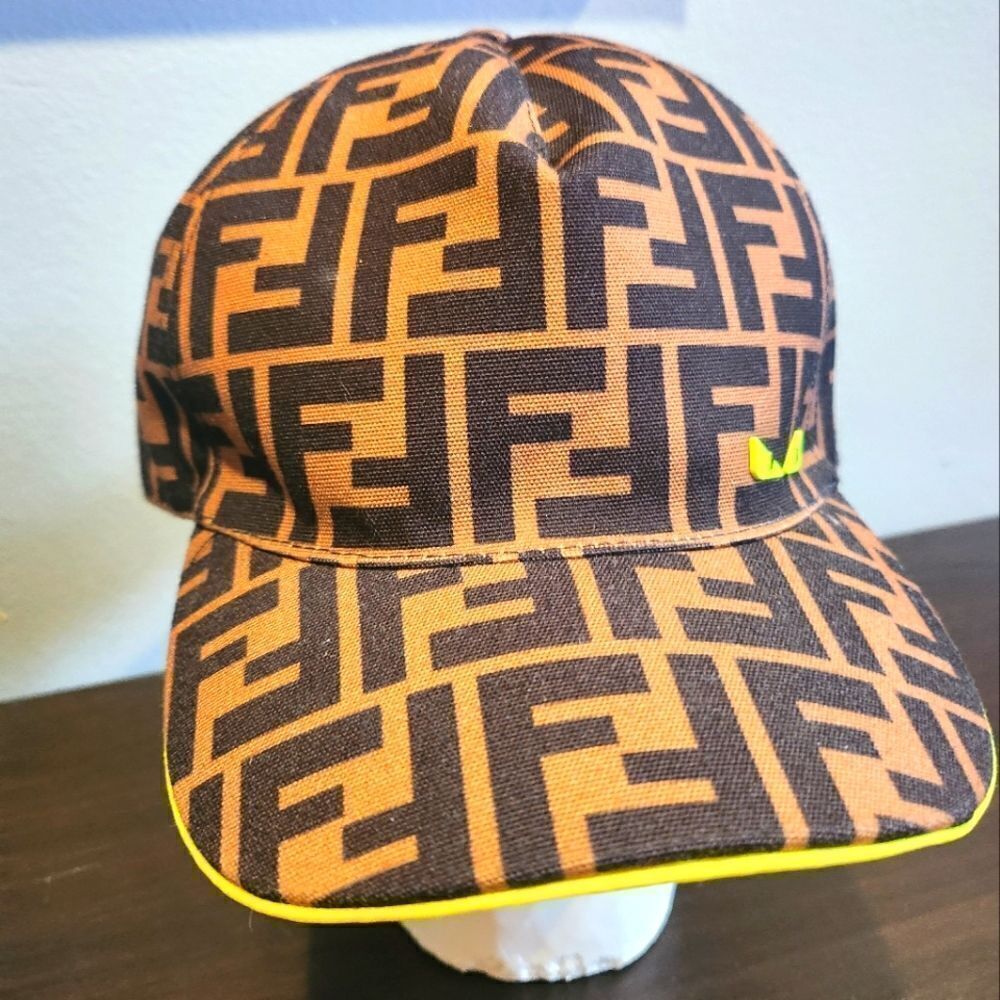 Fendi FF Zucca Monogram Monster Eyes Cap - Picture 8 of 8